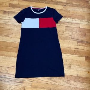 Tommy Hilfiger Red White and Blue M T-Shirt Dress